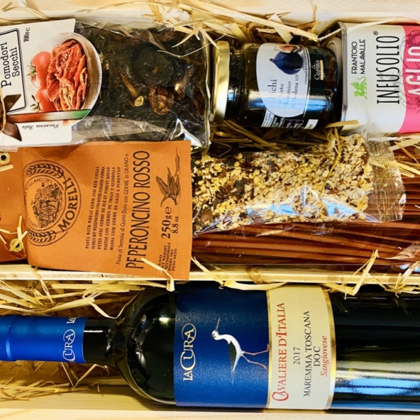 italienische Geschenkbox "Stella-Rosso"